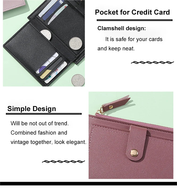 Portefeuille Femme Élégant