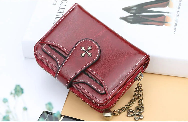 Portefeuille Femme Élégant Vintage