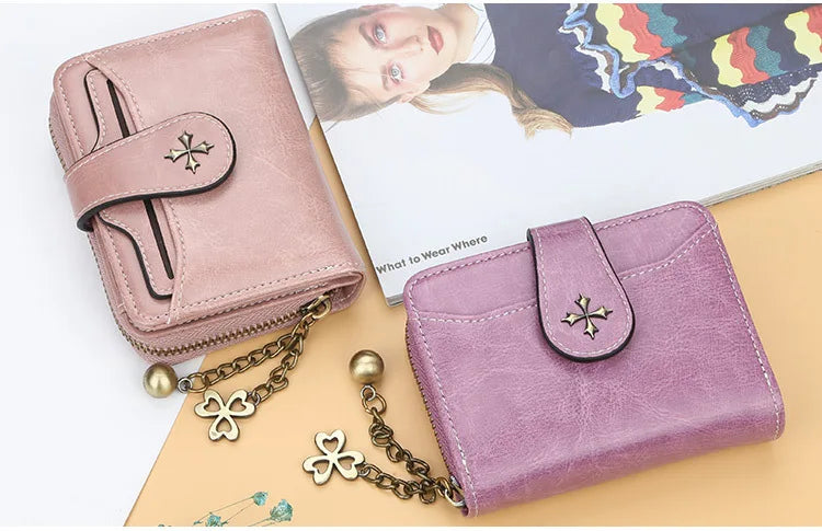 Portefeuille Femme Élégant Vintage