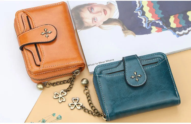 Portefeuille Femme Élégant Vintage