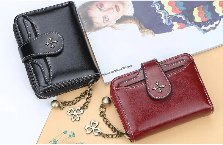 Portefeuille Femme Élégant Vintage